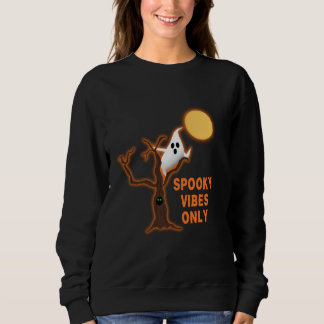 Camiseta de Manga Longa Spooky Vibes Only - Fantas