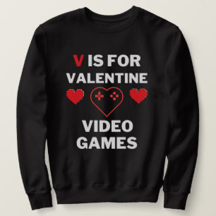 Camiseta de manga longa V de Video Games para o Di