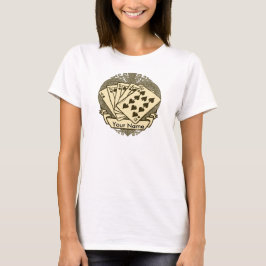 Camiseta de mão de pôquer boa