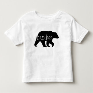 Camiseta de Mão Longa com Urso do Irmão