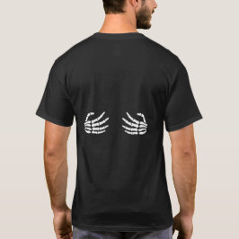 Camiseta de Mãos de Esqueleto de Halloween | Pu Di