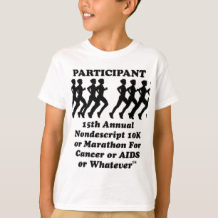 Camiseta de Maratona de 10K para Participante Sem
