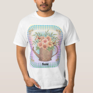 Camiseta de marcenaria rosa