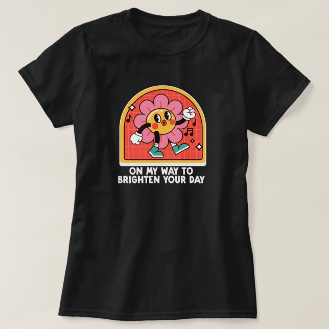 Camiseta de Margarida Positiva Retroativa (Frente do Design)