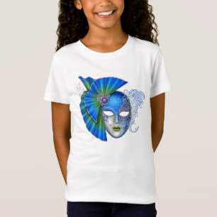Camiseta de Máscara de Mardi Gras Bonita