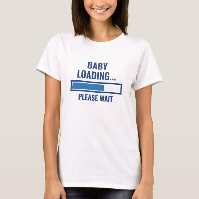Camiseta de Maternidade de Carregamento de Bebês (Frente)