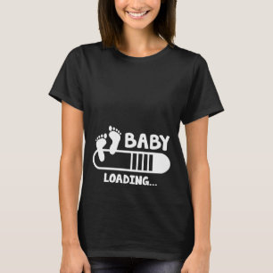 Camiseta de Maternidade de Carregamento de Bebês