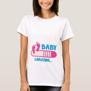 Camiseta de Maternidade de Carregamento de Bebês