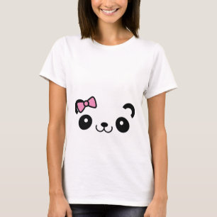 Camiseta de Maternidade Panda Fofo