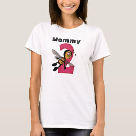 Camiseta de maternidade para mulheres ^^Mommy 2BEE