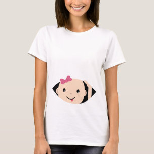 Camiseta de Maternidade Peek-A-Boo