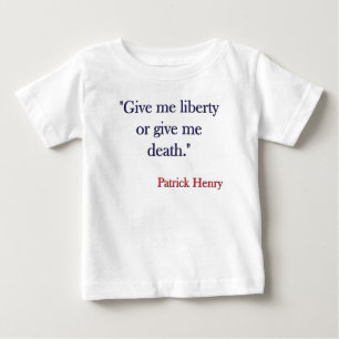 Camiseta Dê-me a liberdade ou dê-me a morte Patrick Henry