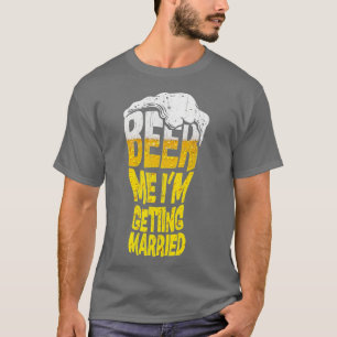 Camiseta Dê-me Cerveja Estou Me Casando Noivo Engraçado Bac