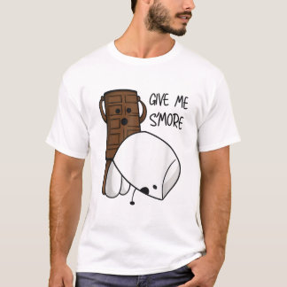 Camiseta Dê-me Mais Chocolate Divertido