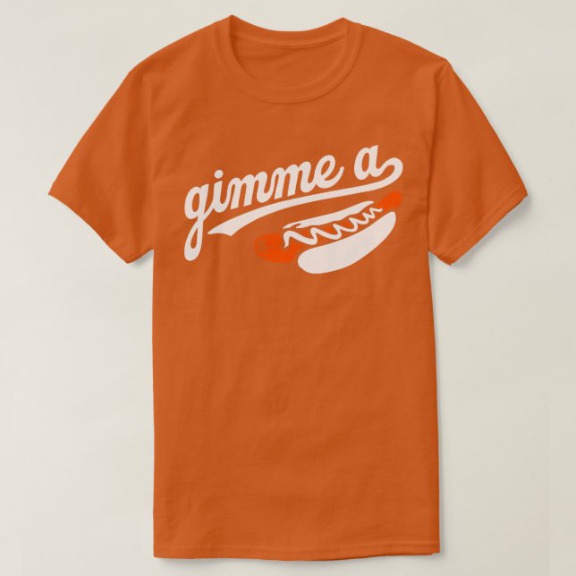 Camiseta Dê-me um cachorro (Frente do Design)