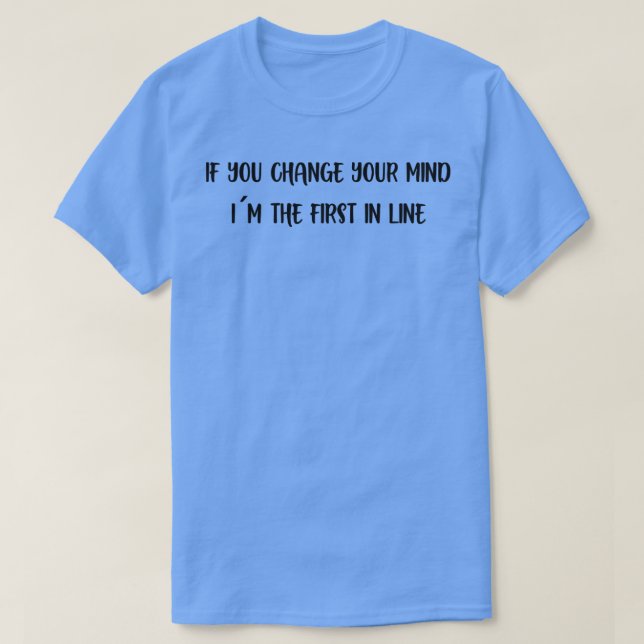 Camiseta Dê-Me Uma Chance De Preto (Frente do Design)