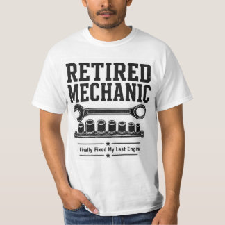 Camiseta de Mecânico Aposentado — Finalmente Conse