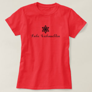 Camiseta de Mel Longa de Natal Alemão