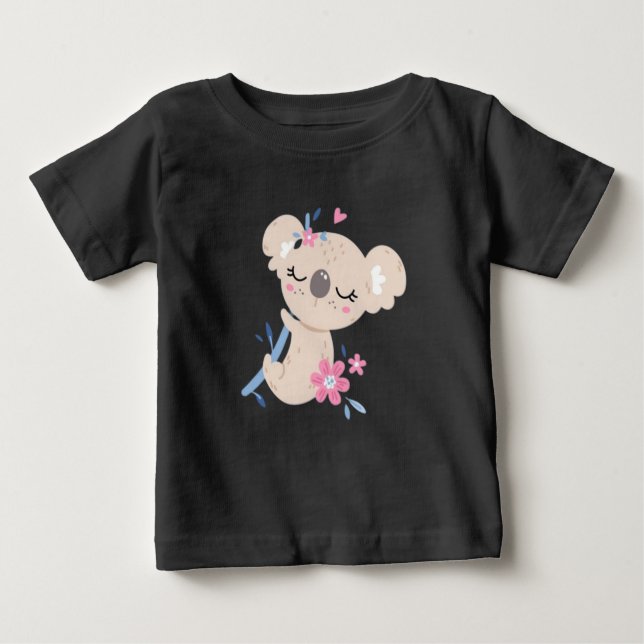 Camiseta de menina, camiseta infantil (Frente)