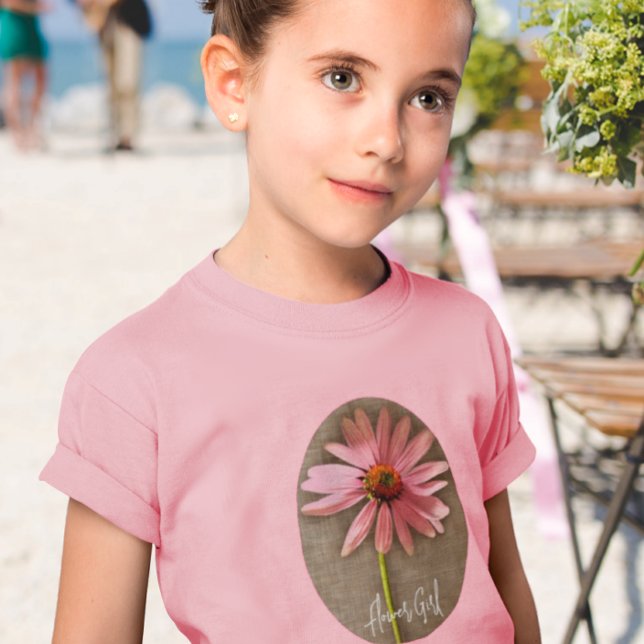 Camiseta de Menina de Flores (Criador carregado)