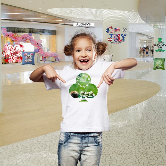 Camiseta de Menina do Dia de São Patrício (Criador carregado)