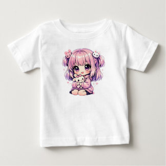 camiseta de menina fofa