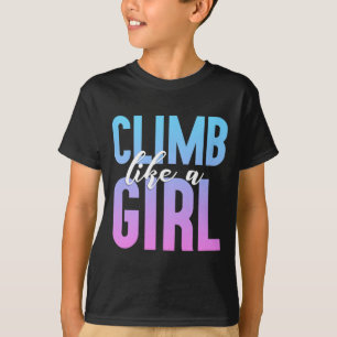 Camiseta De Menina Fofa Para Escalada Presente De