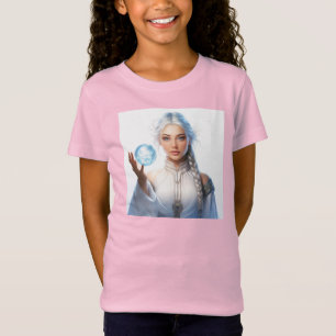 Camiseta de menina; personagem de fantasia