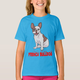 Camiseta de Meninas Cartoon Cachorro Cachorrinho B