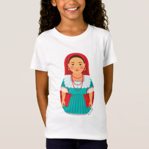 Camiseta de Meninas de Matrioshka Salvadorenho