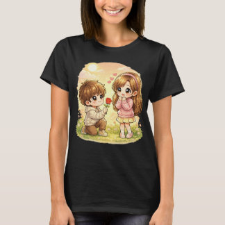 Camiseta de Menino e Menina Fofos
