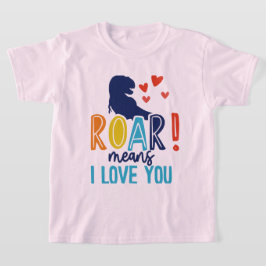 Camiseta de Menino ROAR com Amor – Dino Kids' Tee