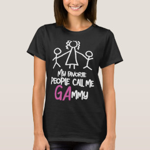 Camiseta De Meninos ou Meninas Eu Amo Meu Gammy Georgia Gr
