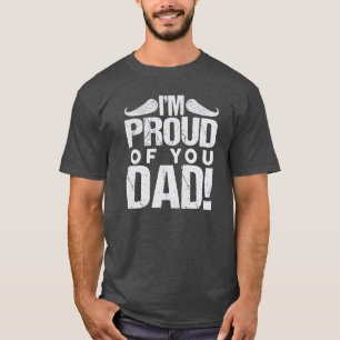Camiseta de Mensagem do Pai Emocional