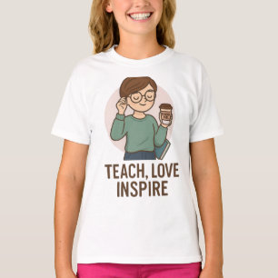 CAMISETA DE MENSAGEM INSPIRADORA PARA PROFESSORES