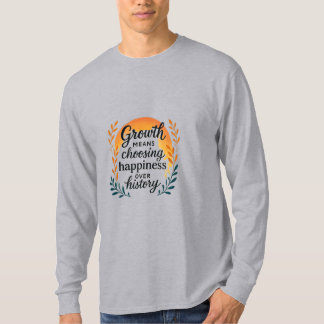 Camiseta de Mentalidade de Crescimento — Escolhend