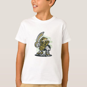 Camiseta de mergulhador de águas profundas de dese