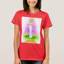 Camiseta de Mestria da Deusa (Cabelo Louro)