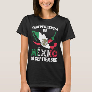 Camiseta De Mexico 16 Septiembre Independência Mexicana 1