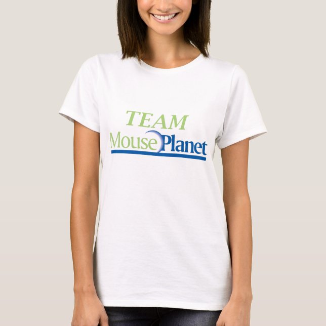 Camiseta de microfibra feminina do Team MousePlane (Frente)