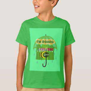 Camiseta De modo geral, sinto sua falta: Texto Inspirador