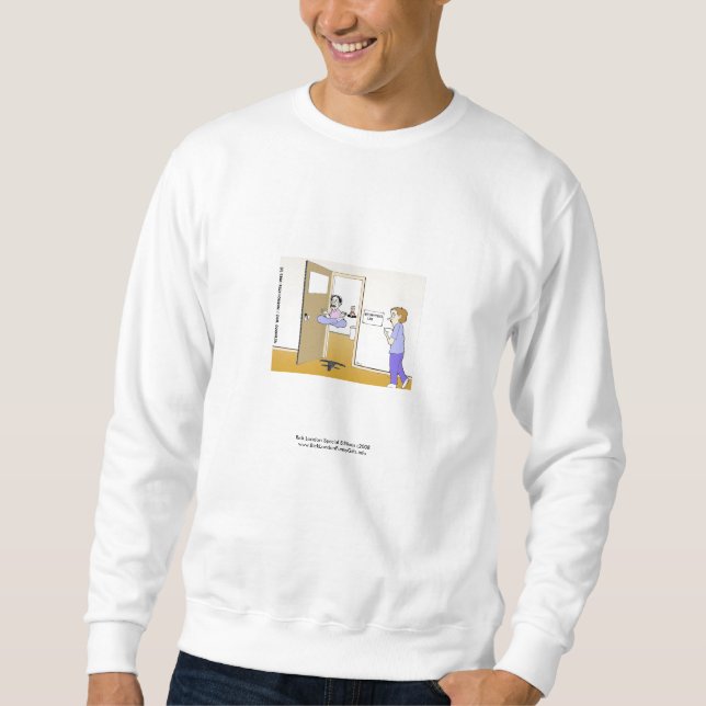 Camiseta de Moletom Cartoon Clássico do Laboratóri (Frente)