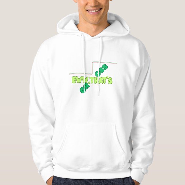 Camiseta de moletom com texto em bolha engraçado “ (Frente)