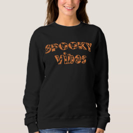Camiseta de Moletom com Tipografia de Halloween Sp