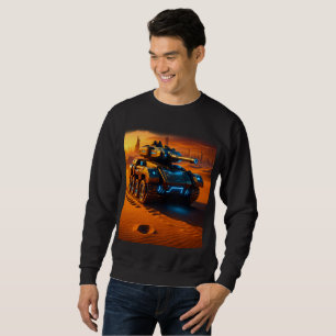 Camiseta de Moletom Cyber Desert Tank – Brilho de 