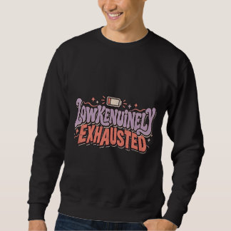 Camiseta de Moletom Esgotada de Forma Baixoukenuin