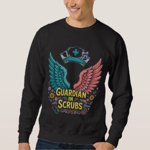Camiseta de moletom estetoscópio batimento cardíac
