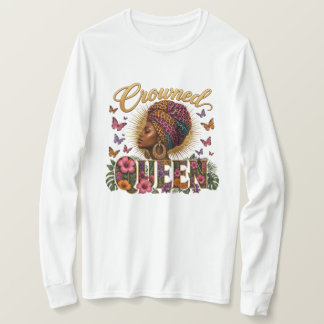 Camiseta de Moletom Feminina Coroada Rainha