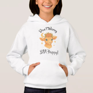 Camiseta de Moletom Infantil Não se Preocupe BAA F