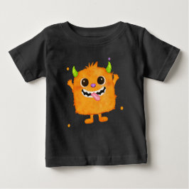 Camiseta de Monstros Fofos para Crianças, Presente